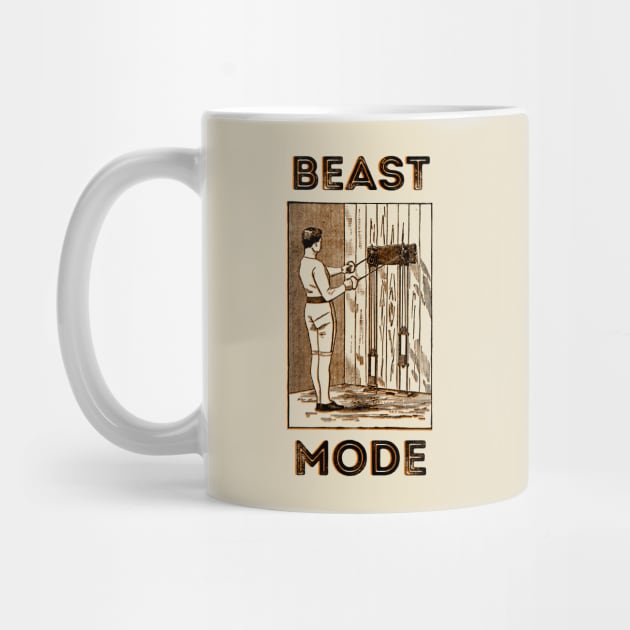 BEAST MODE - Old Fashion Exercise machine by TJWDraws